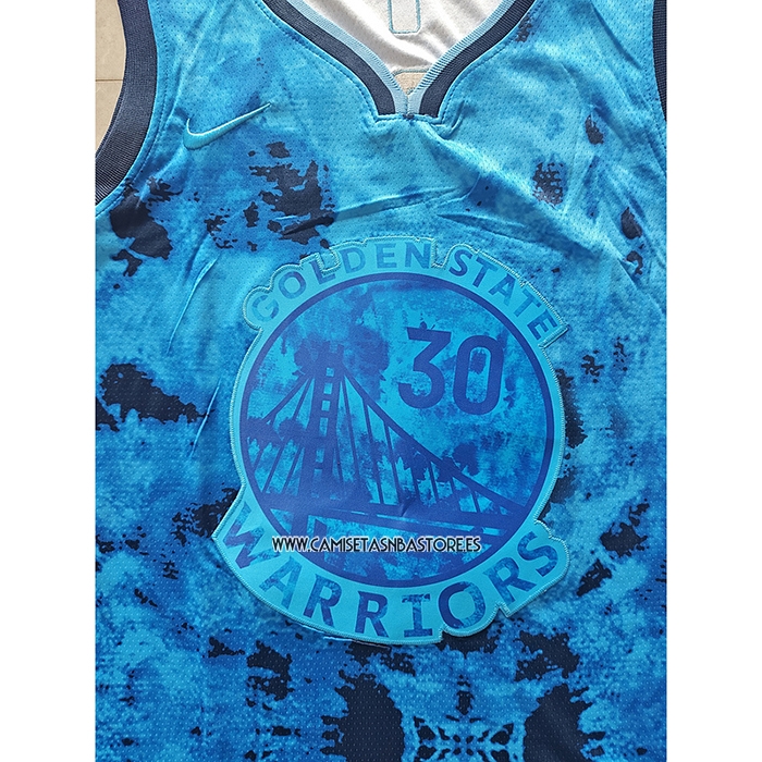Stephen Curry NO 30 Camiseta Golden State Warriors Select Series 2023 Azul